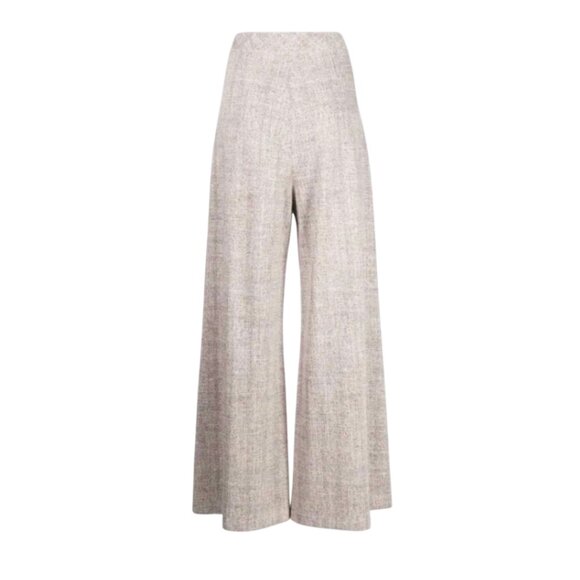 NWT Rosetta Getty Wide Leg Culotte Pants Womens XL Beige High Rise Pull On NEW - Picture 11 of 11